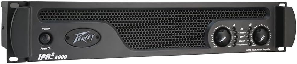 Peavey IPR2 3000 Lightweight Power Amp Bundle with 2x Pig Hog 