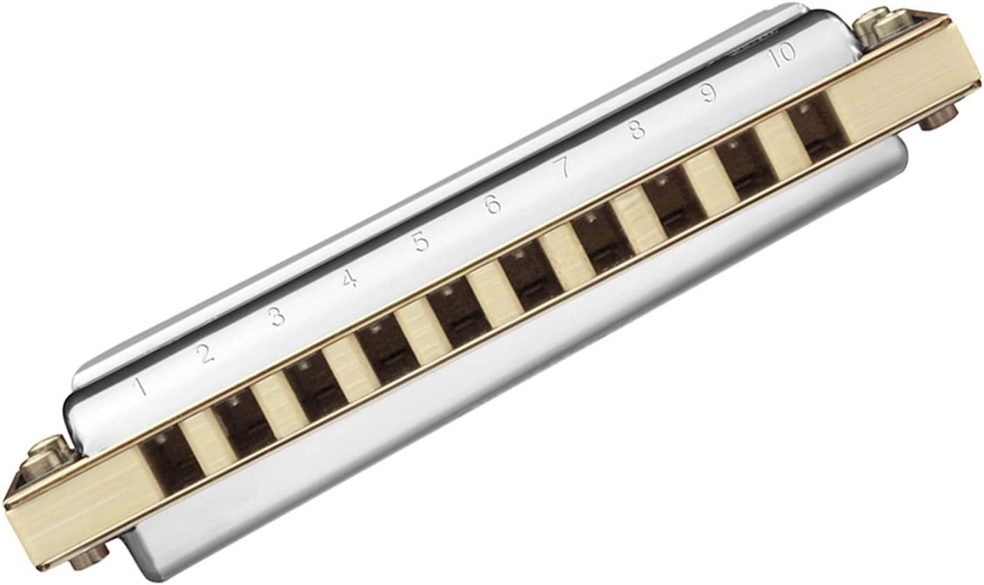 Classic Diatonic Harmonica 10 Hole 20 Tones Blues Harp Mouth Organ Instrumentos Diatonic Key of C Musical Instruments (Color : Key of Low EB)