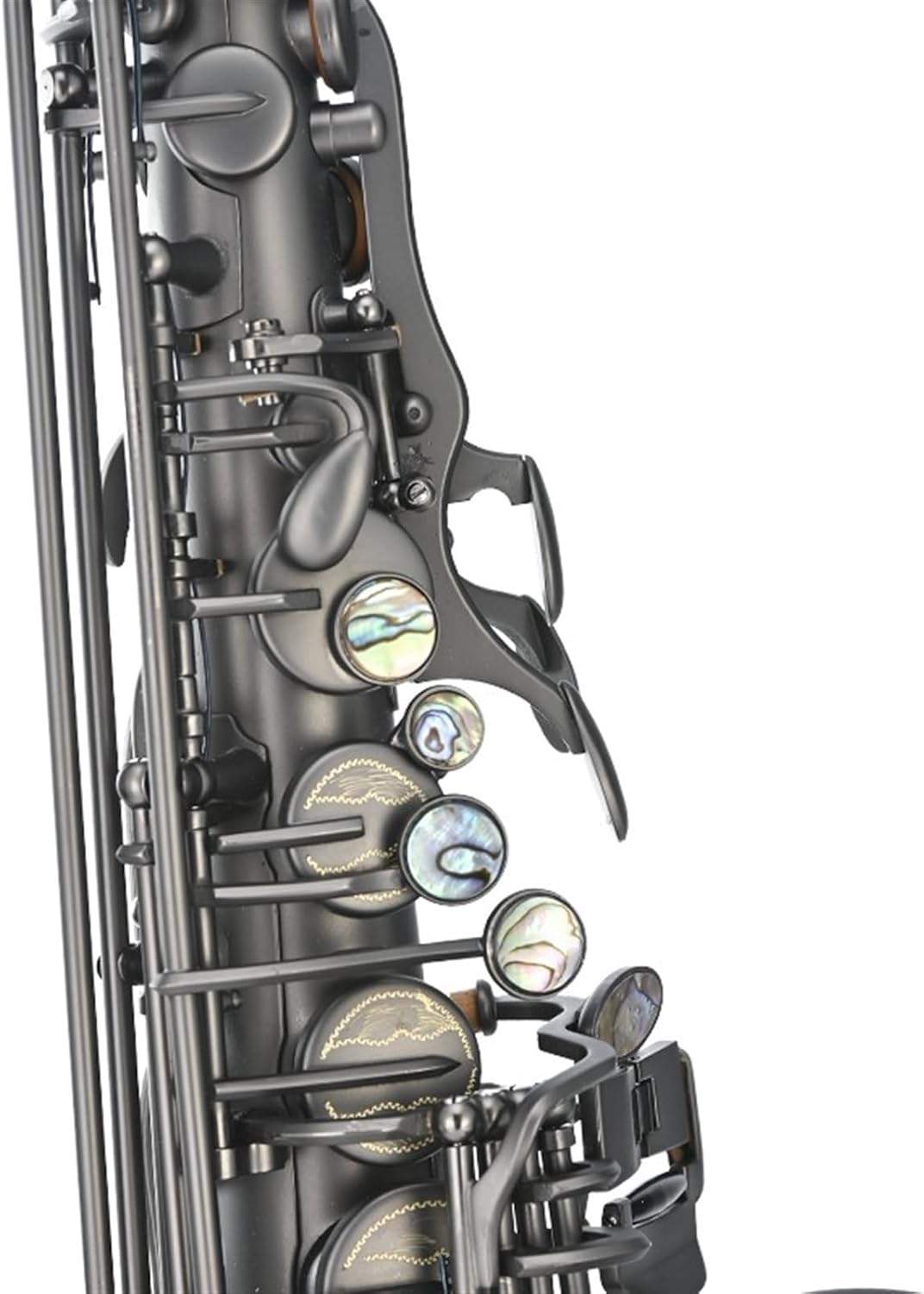 E Flat Alto Saxophone Wind Instrument Beginner Grade Examination Professional Performance Black Matte