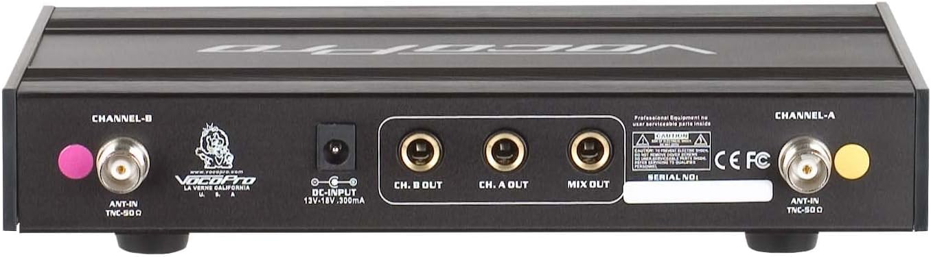 VocoPro, 2, Black, (9E,9F) (UHF-3205-9)