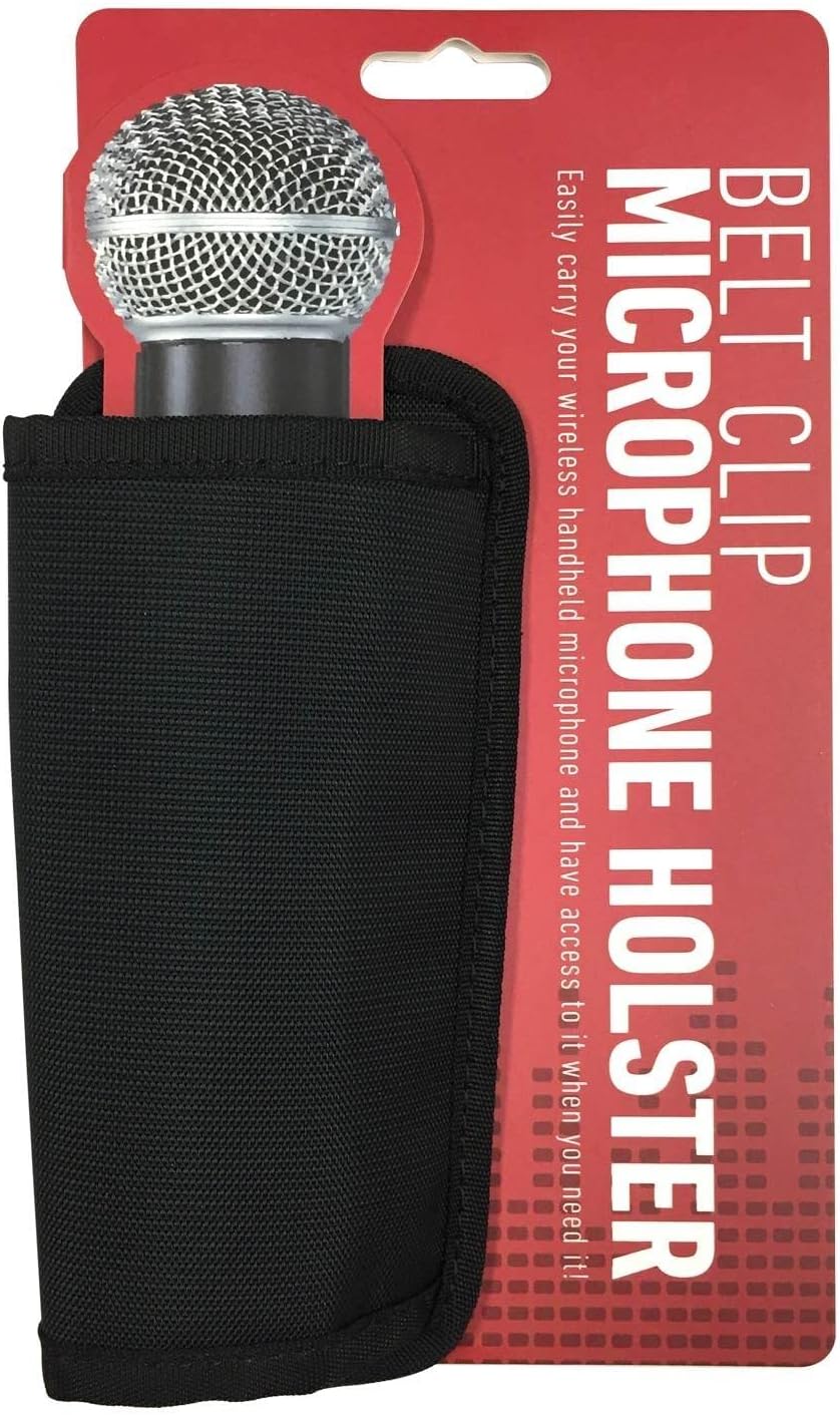 Accessories Pack 20ft Red XLR Cables 2 Pack + Case + Mic Holsters