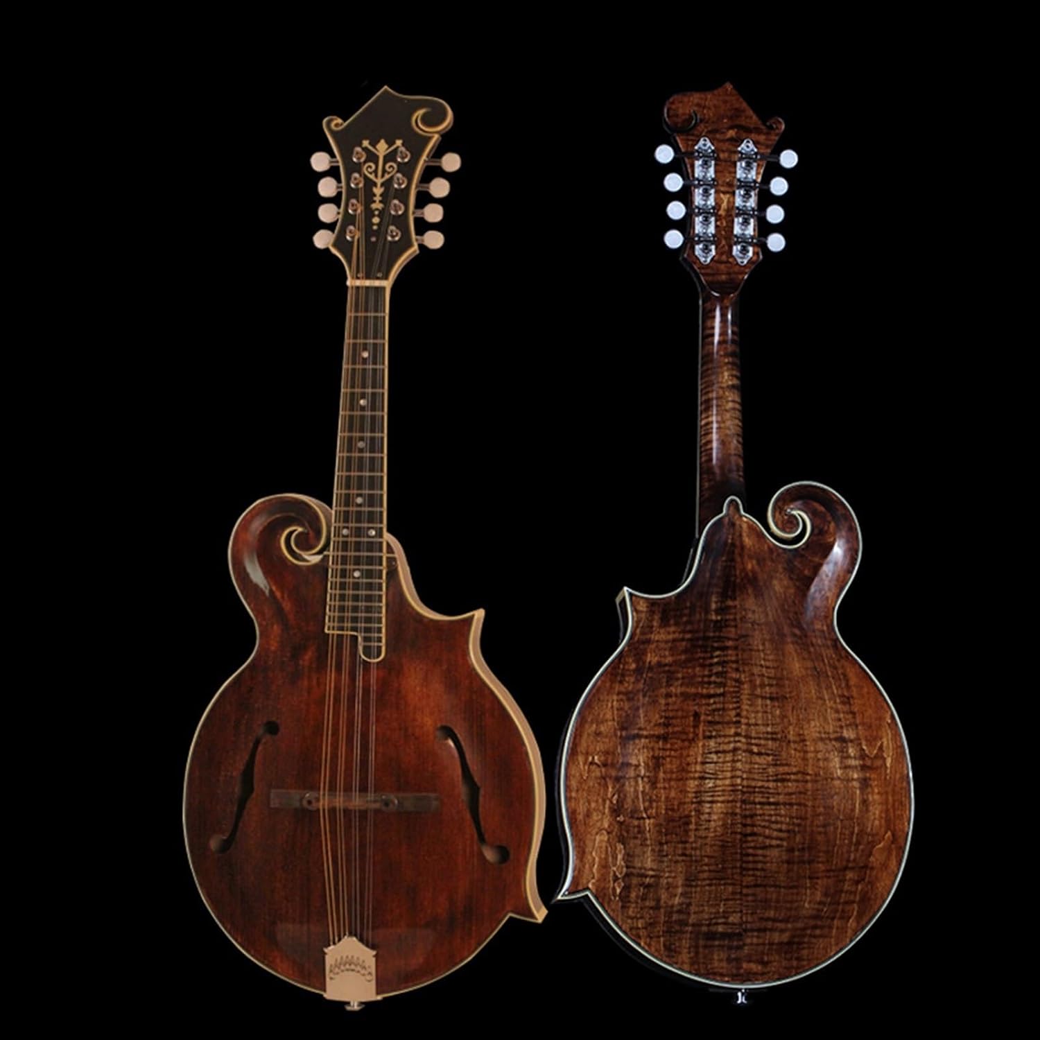 Adult Mandolin Musical Instrument Handmade All-solid F-shaped Mid-bass Mandolin With Smooth And Accurate Sound