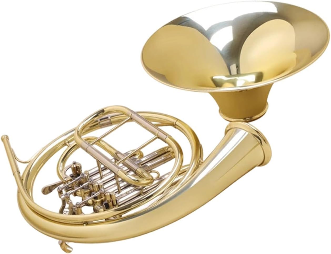 4 Key French Horn Single Row French Horn B Flat Split 4 Key Rotary Valve Adult Beginner Performance Full Set Of Accessories