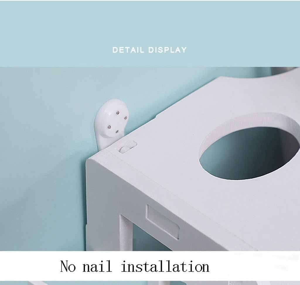 Floating Cable Box Shelf, Floating Wall Mount Shelf, Floating Shelf Wall-Mounted TV Stand, Wall Mount Shelves (Color : B)