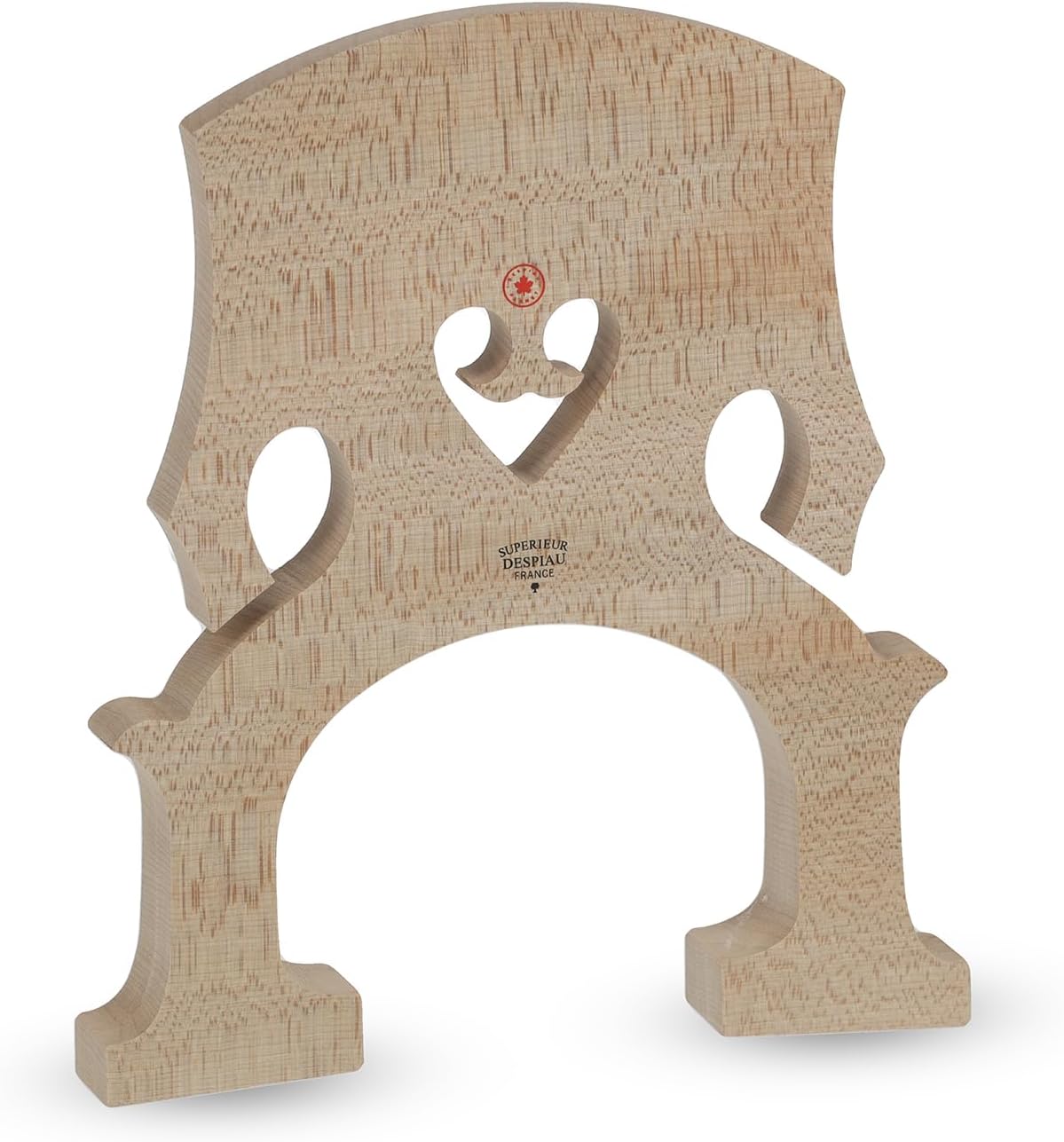 Despiau bass bridge, double bass bridge Planet C 4/4 foot width 165, with contribution to nature conservation