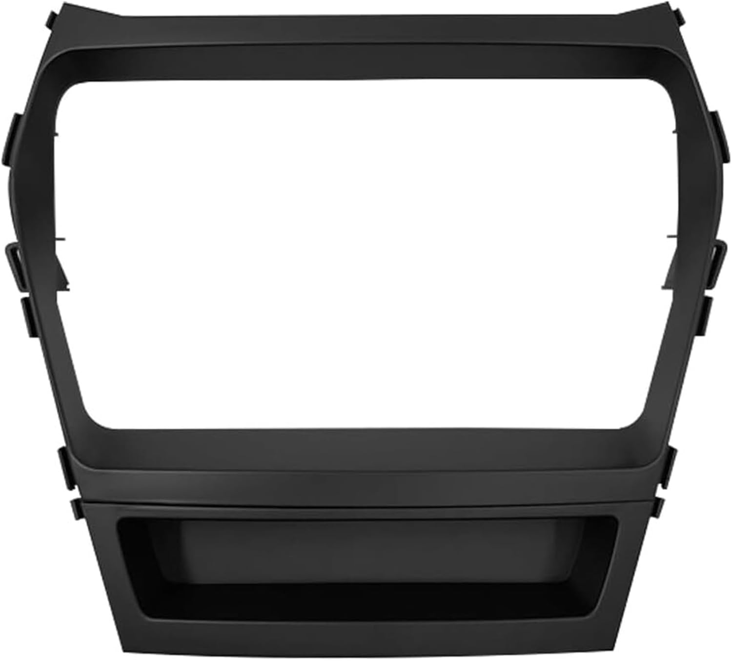 9Inch 2din Car Fascia Compatible with IX45 / for Santa FE 2013-2018 Stereo Panel Mount Installation 2 Din DVD Bezel Frame