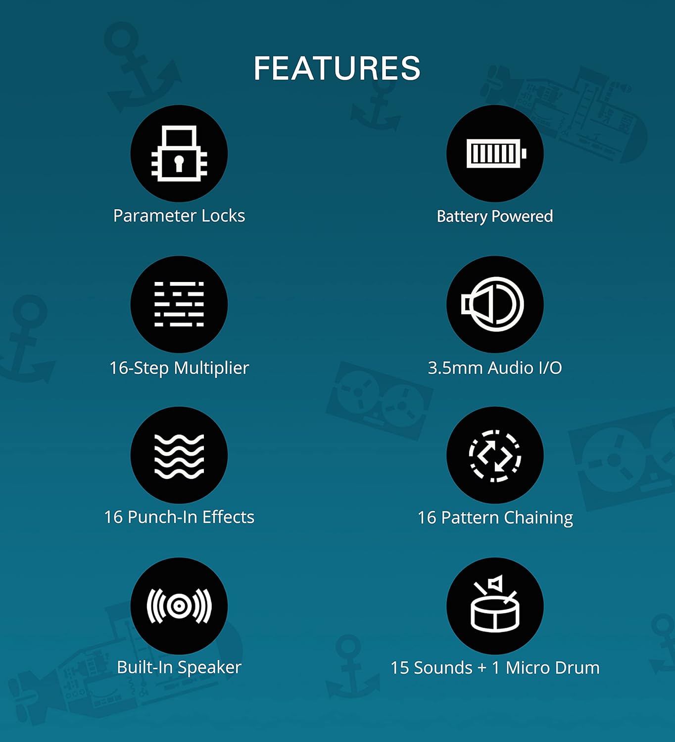 teenage engineering Pocket Operator PO-14 Sub Bass Synthesizer and Sequencer