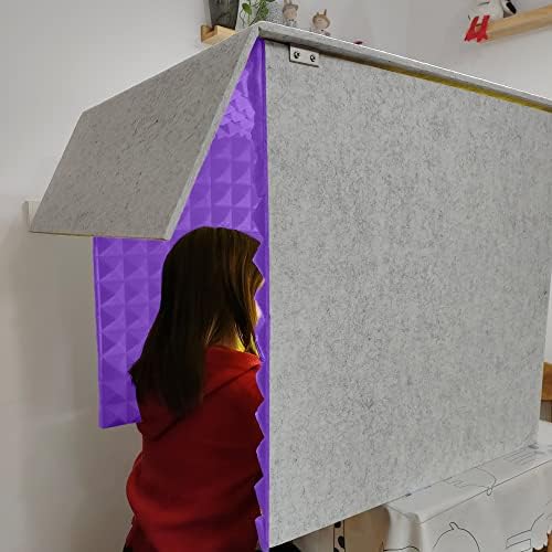 Sound Booth Portable Vocal Booth - Self Made Sound Recording Vocal Booth Box for Studio Desk,Isolation Booth,Desktop Soundproof Cover,Microphone