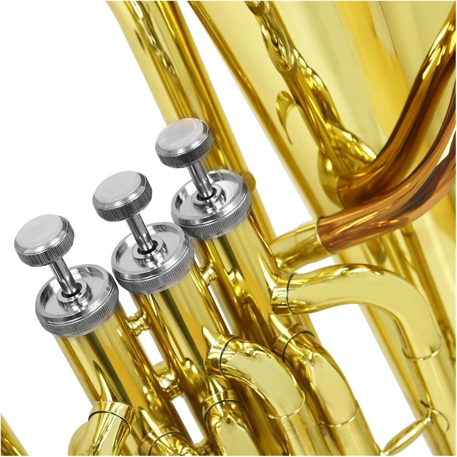 Euphonium instrument professional B flat brass instrument 3 piston tube