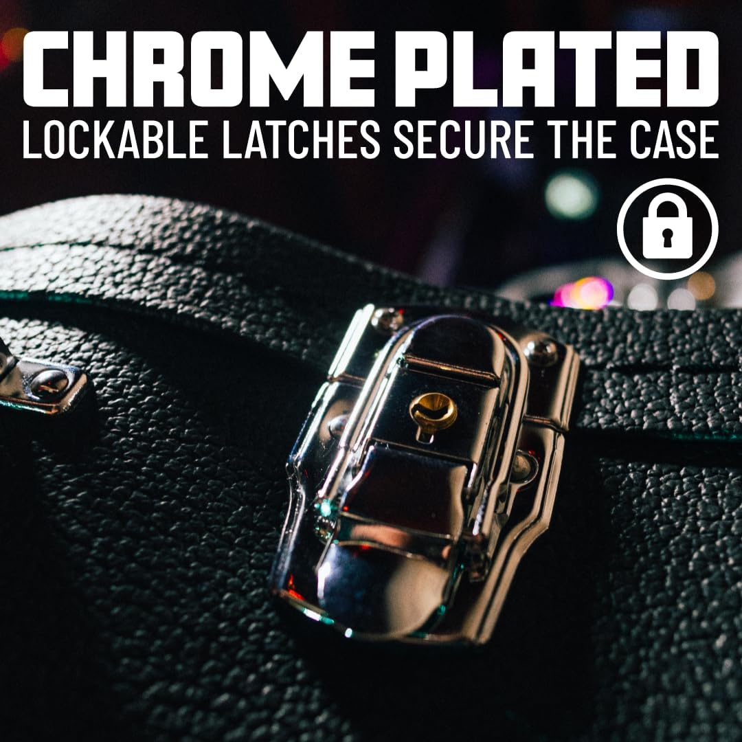 Gator Cases Traditonal Series Hard-Shell Wood Case for 6 or 12-String Dreadnought Style Acoustic Guitars, (GWE-DREAD 12)