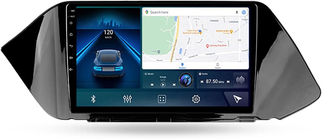 SAXTZDS Car Stereo 9 Inch Touch Screen Multimedia MP5 Player for Hyundai Sonata DN8 2019-2020 Car Audio with Rear View Camera FM Radio Support SWC/Bluetooth/4G/Wifi/Carplay,7862 8g+128g