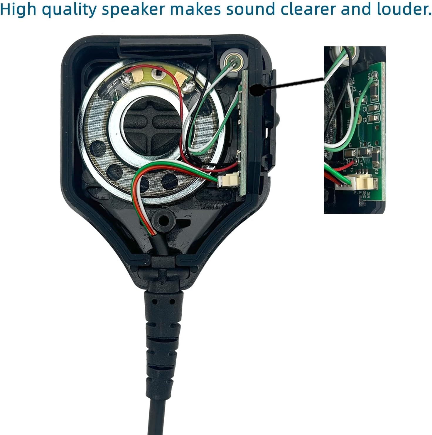 5 Pack HKLN4606 Remote Speaker Mic Shoulder Speaker Microphone for Two Way Radio