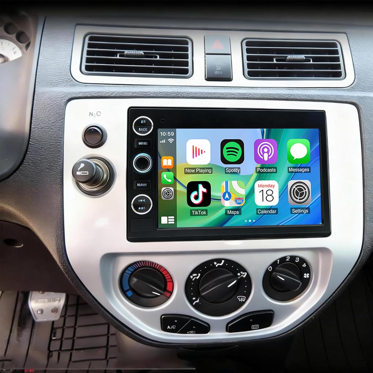 Android 14 Double Din Car Stereo Radio for Lincoln MKX 2007-2009,7