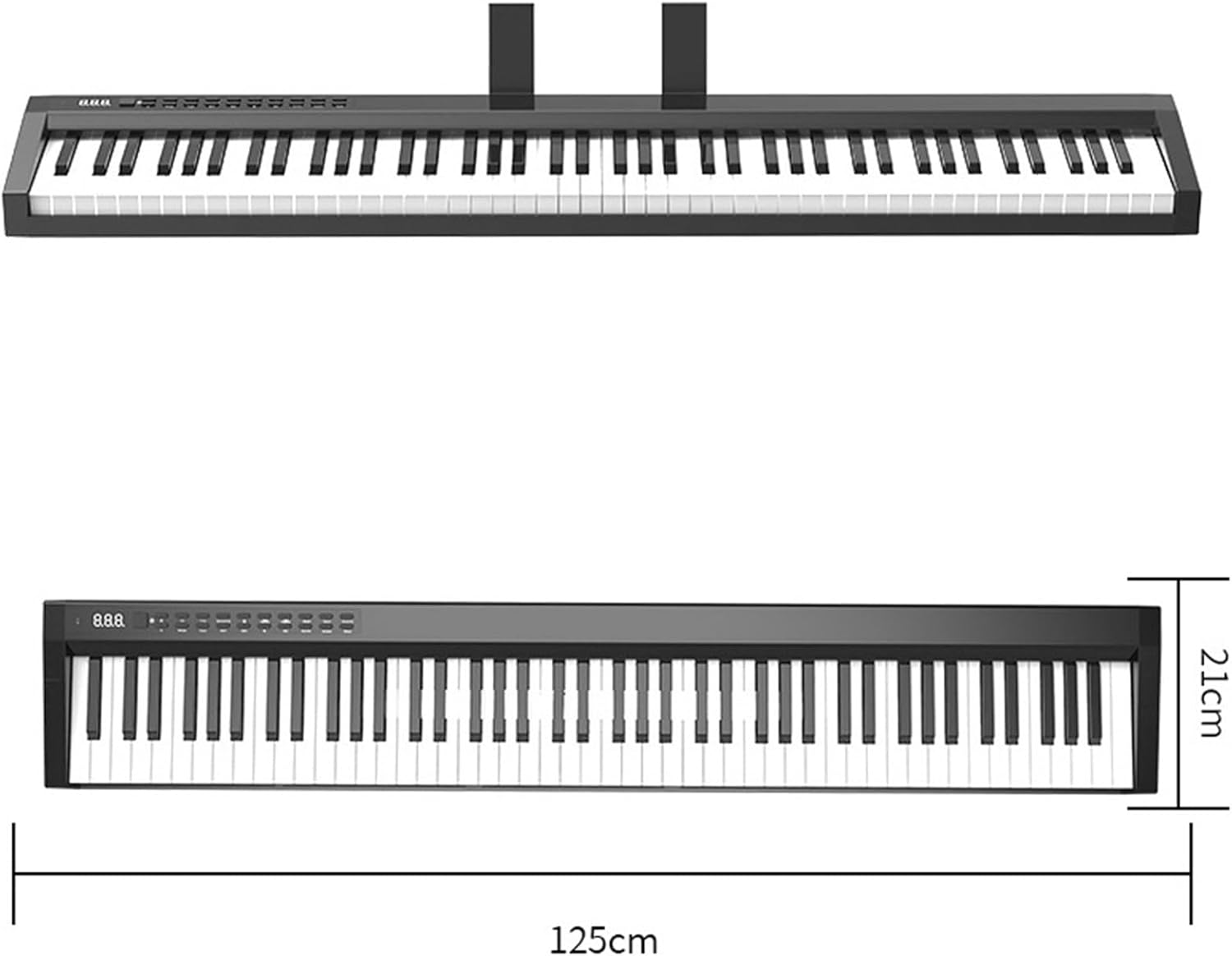 Beginner Electric Digital Piano Dual Speaker 88-key Professional Electric Piano Electronic Piano