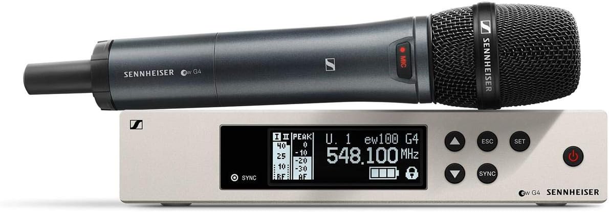 Sennheiser Pro Audio Sennheiser EW 100-835S Wireless Dynamic Cardioid Microphone System-A Band (516-558Mhz), 100 G4-835-S-A
