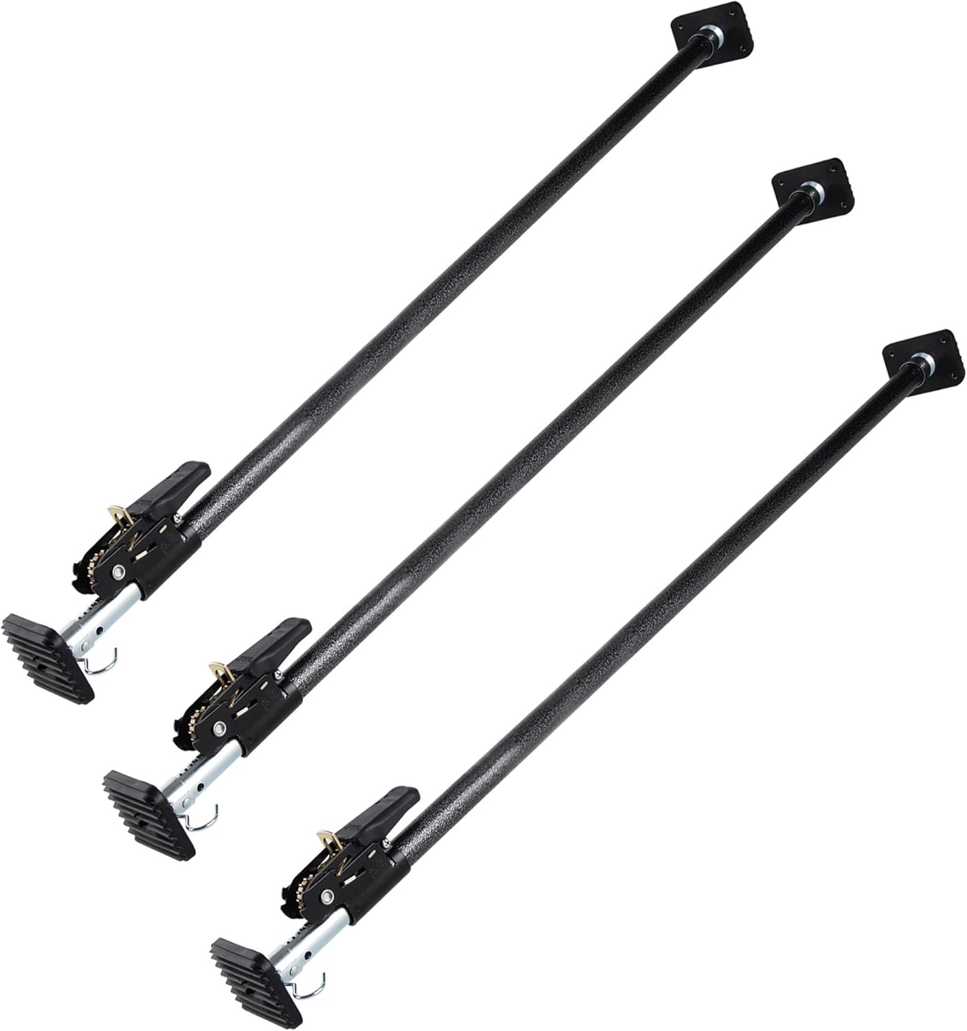 Keeper Adjustable Cargo Bar for Pickup Truck Bed, Ratcheting Cargo Bar, Ideal Work Truck Accessories, Black/Silver, 40