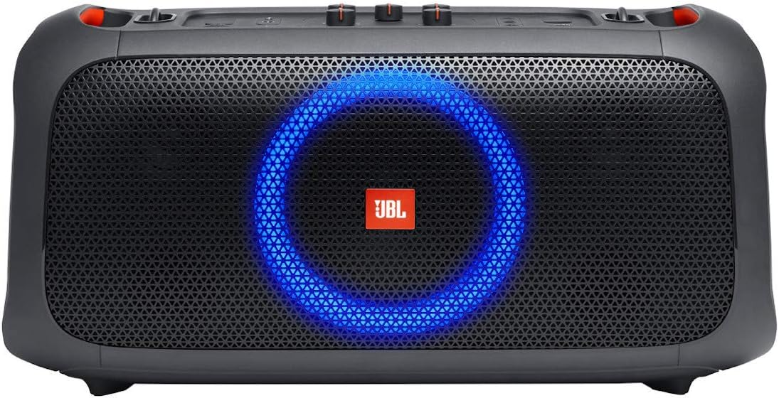 JBL PartyBox On-The-Go Powerful Portable Bluetooth Party Speaker with Dynamic Light Show, black