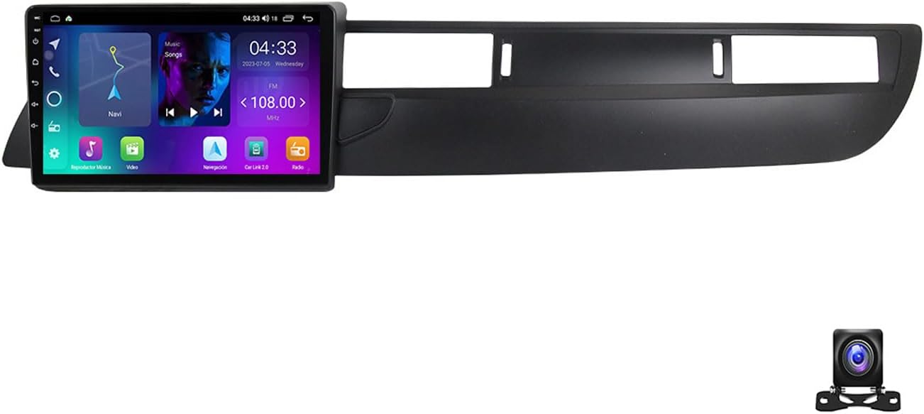 Android 13 Double Din Car Stereo 9 Inch Touch Screen Radio with GPS Navigation Bluetooth FM Radio Receiver for Citroen C5 2008~2017 Support Carplay/Auto/DSP/RDS