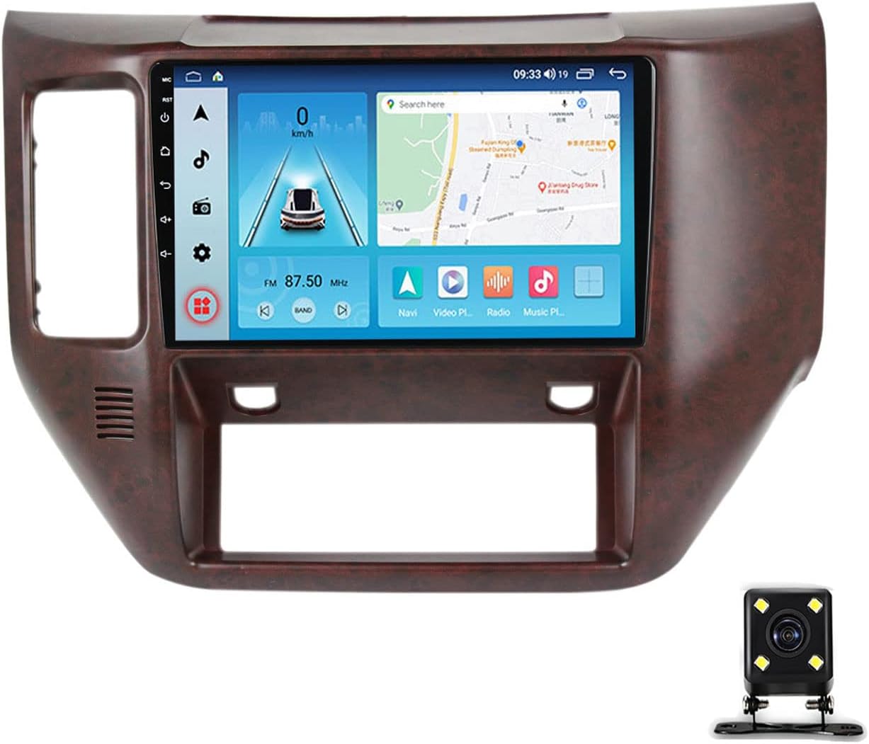 Car Radio Android Stereo for Nissan Patrol 2011~2015, 9 Inch Touch Screen Head Unit with Backup Camera GPS Navigation Support Carplay/Auto/Mirror Link/Bluetooth/WiFi/SWC/USB/FM