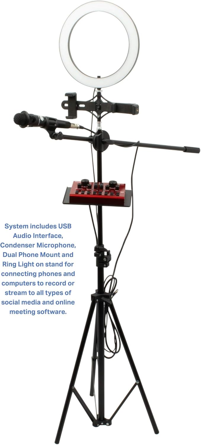 VocoPro Condenser Microphone,Boom Stand