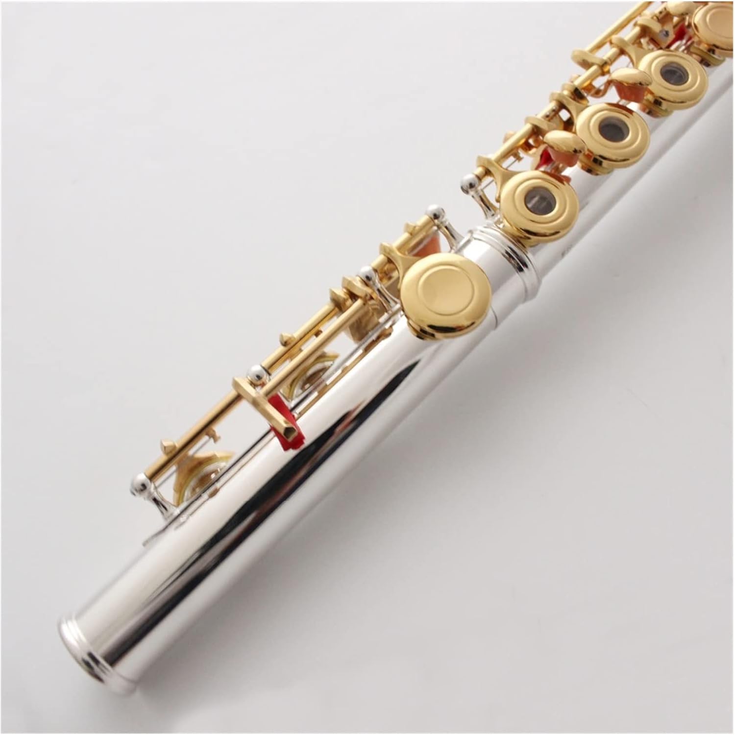 Flutes Musical Instrument Silver Plated Flute Gold Plated Lip Plate Gold Keys 17 Open Holes C Tone Flute Flutes Woodwind Instrument