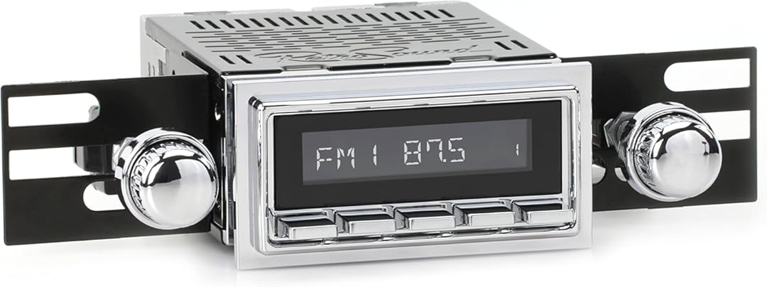 Retro Manufacturing HC-127-06-76 Hermosa Direct-Fit Radio for Classic Vehicle (Face & Buttons and Bezel)