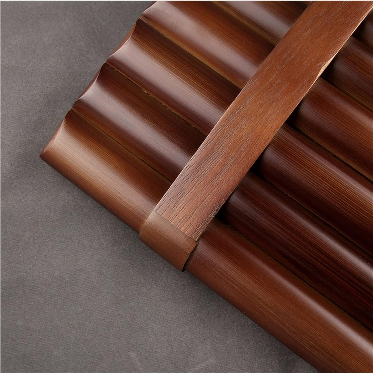 PanPipes Woodwind Instrument 22 Pipes Pan Flute C Key Folk Musical Instruments Brown Colour Flute Woodwind Instrument Handmade Pan Pipes