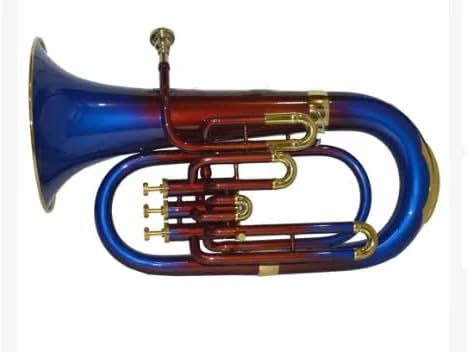 Bb3 Valve Euphonium Pitch Multi Color Musical Instrument