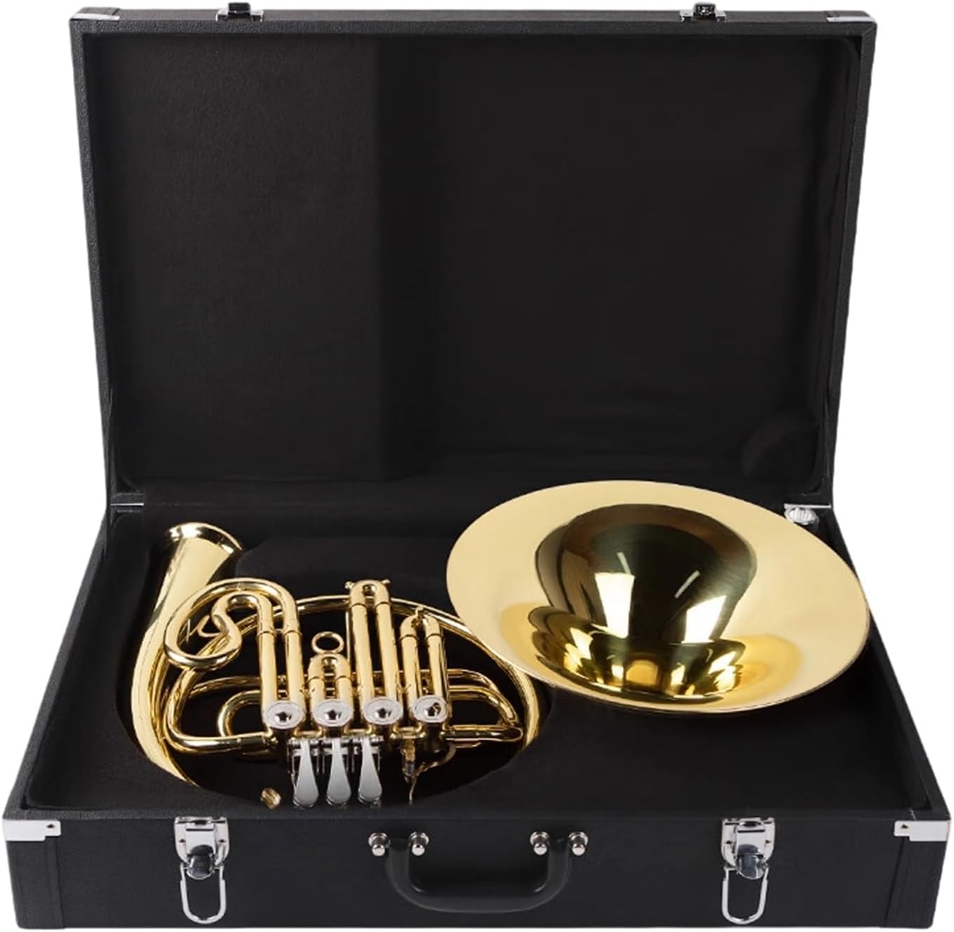 4 Key French Horn French Horn Instrument Four Key Brass Material Single Row Playing B Flat Adult