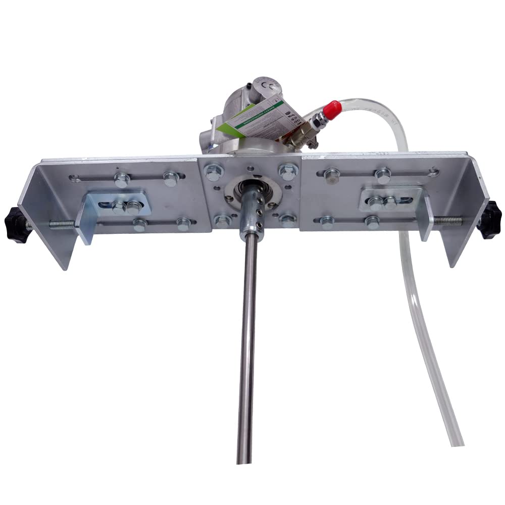 COSMOSTAR 1/2HP 55 Gallon Pneumatic 55 Gallon Agitator Adjustable Drum Bucket Paint Mixer| Pneumatic Bracket Mixer, Paint Stirring Machine Bracket Air Agitator Paint Mix Tool, Tank Barrel Air Mixer