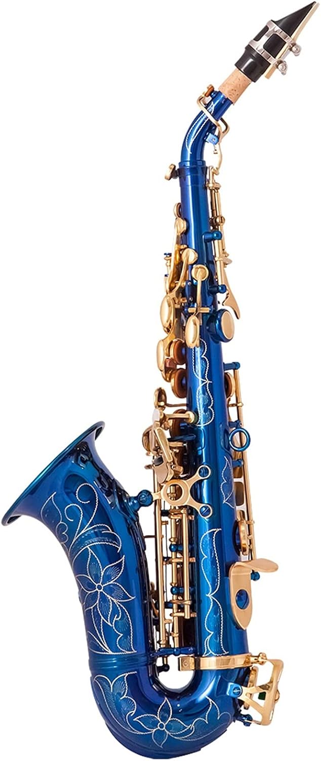 Brass Golden Carve Pattern Bb Bend Althorn Saxophone Saxophone Sax Pearl White Shell Buttons Wind Instrument Student Saxophone