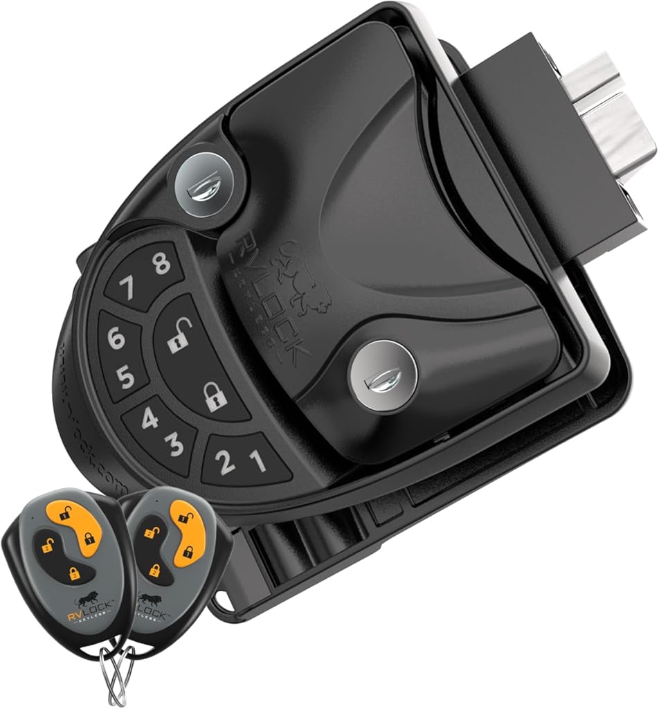 RVLock V4 Left Hand Keyless Handle w/Integrated Keypad & Fob
