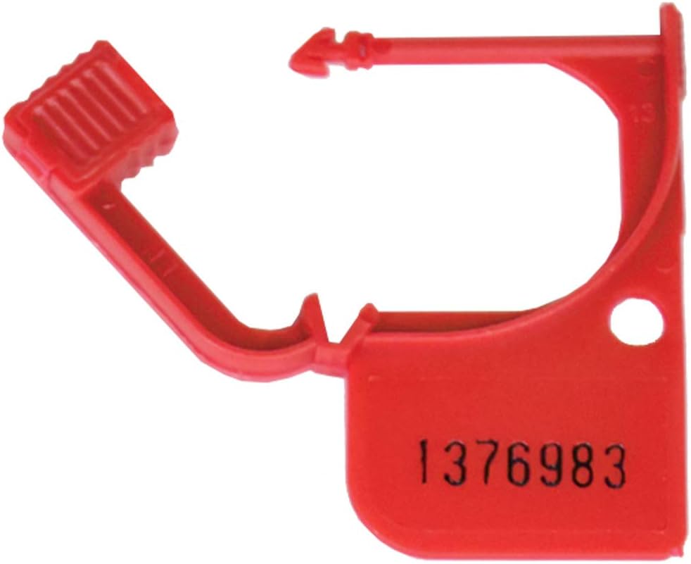 Airline Carts Luggage Red Padlock Security Seal 13lb Breaking Strength Case/1000