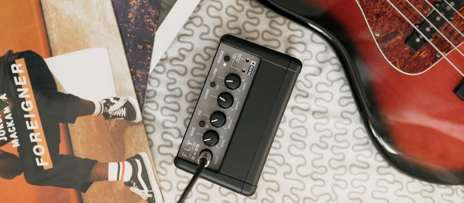 Blackstar Fly 3-3-watt 1x3 inch Compact Mini Bass Amp w/ 2 Channels and Emulated Line Out - Black