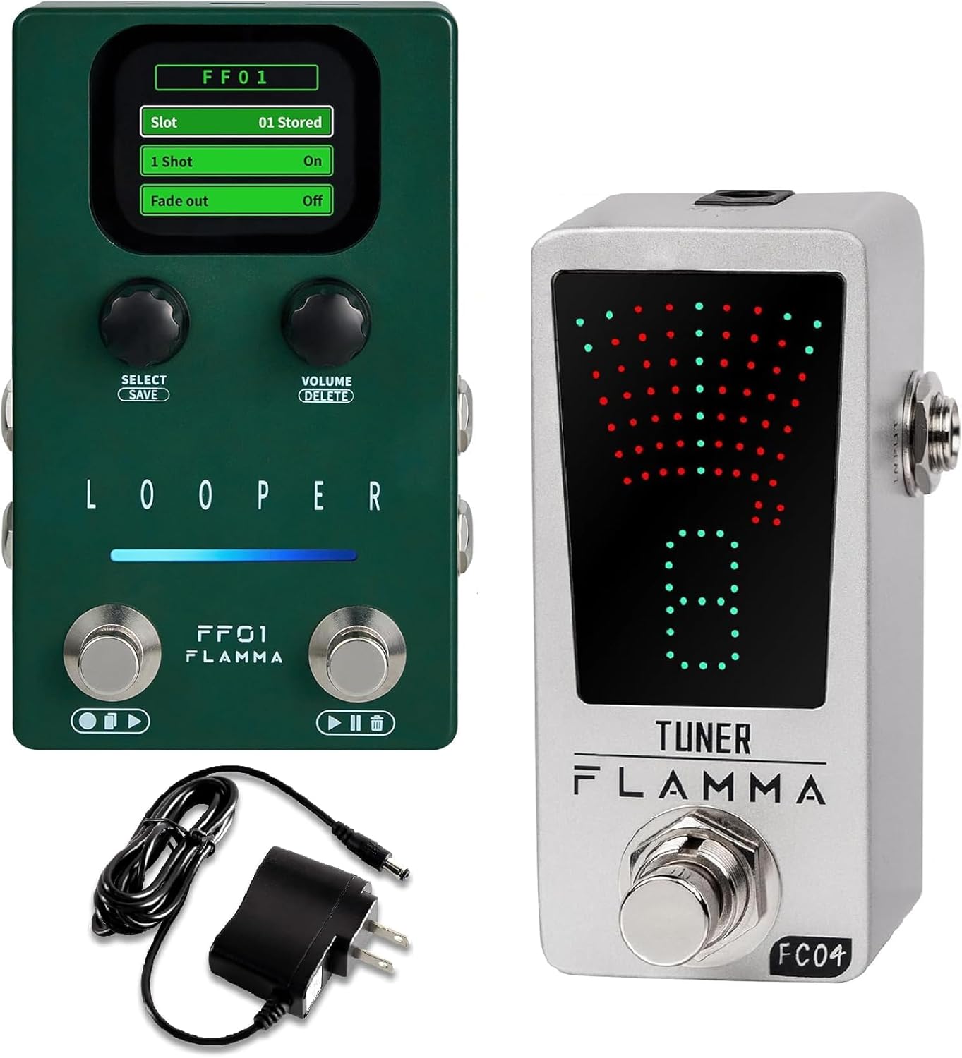 FLAMMA FF01 Looper Pedal and FC04 Tuner Pedal
