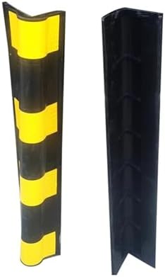 Car Parking Protector Wall Corner Guard Parking Garages, Safety Warning Reflective Bumper Pad, Garage Wall Anti-Scratch Safety Strips, Rubber Black and Yellow Protector (Color : 39x3.93-0.39in,