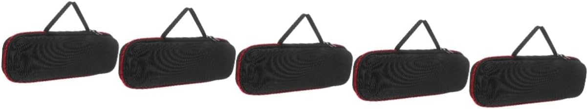 5pcs Portable Microphone Storage Case Zippered Mic Pouch for Handheld and Microphones Shockproof Travel Bag for Organizing Audio Equipment and Accessories