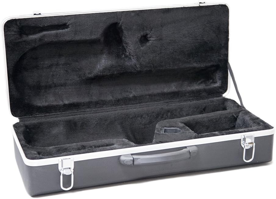 Lightweight ABS Case for Modern Standard Alto Saxophone, Black
