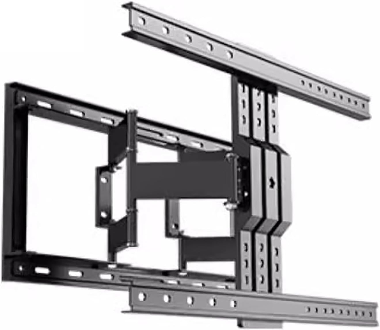 Full Motion TV Wall Mount for Most 50-100 Inch TVs, Leveling TV Mount, Wall Mount TV Bracket Dual Articulating Arms, Swivel, Tilting, Pre-Assembled TV Mount Has Smooth