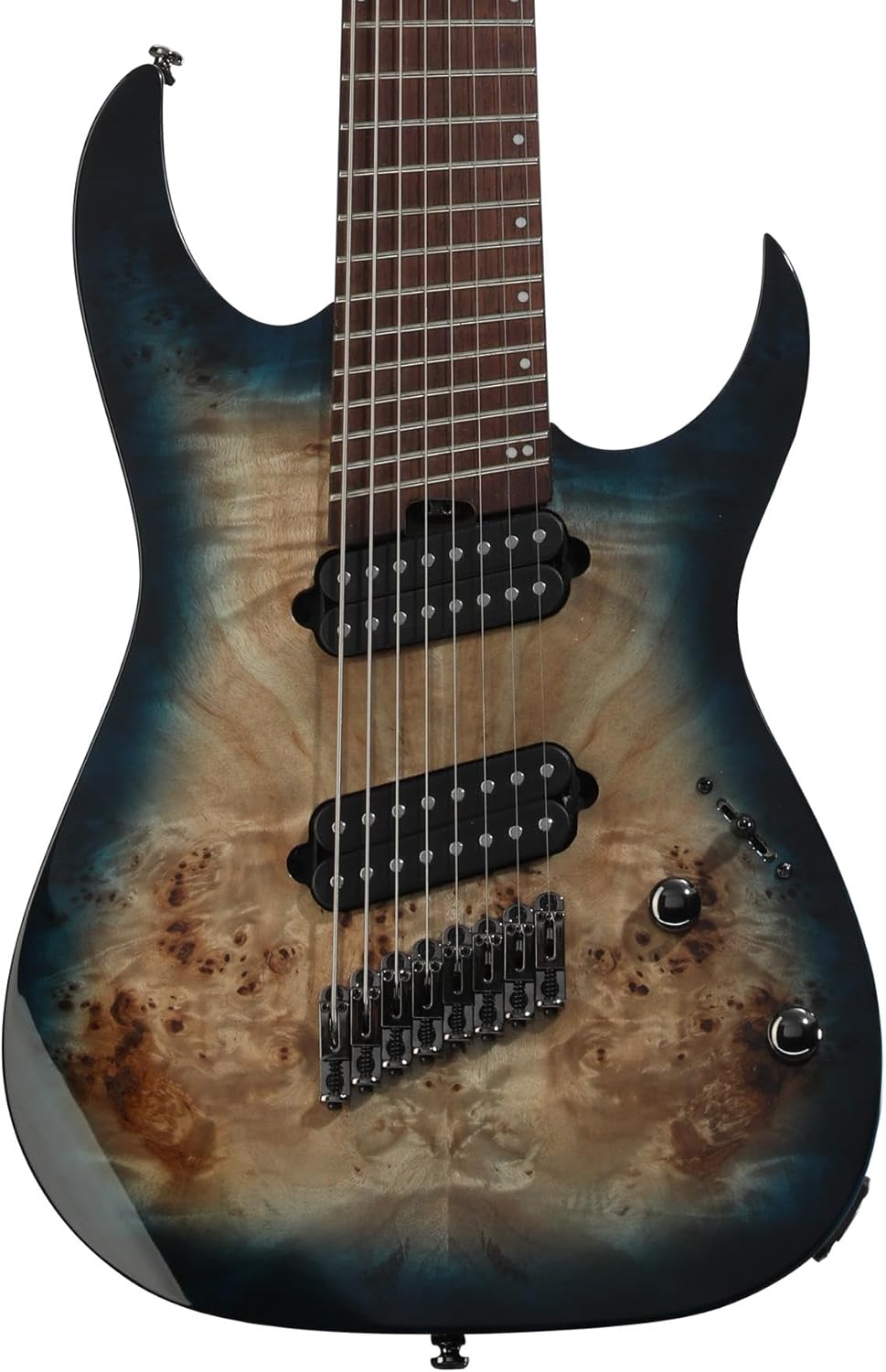 Ibanez RGMS8 8-string Electric Guitar - Cosmic Blue Starburst