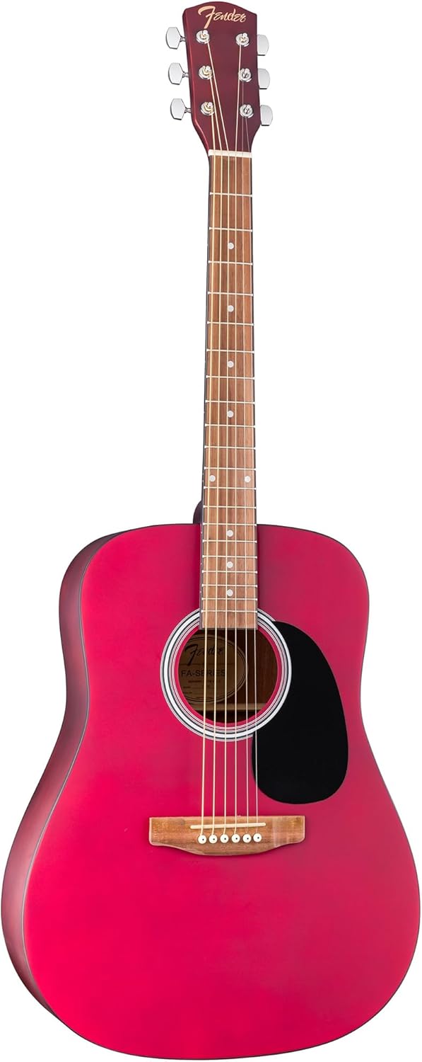 Fender FA Series Dreadnought Acoustic Guitar - Crimson Red