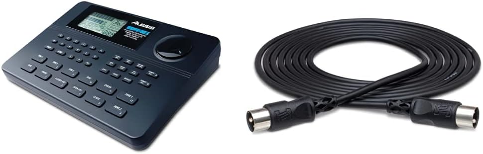 Alesis SR-16 Drum Machine + Hosa MIDI Cable