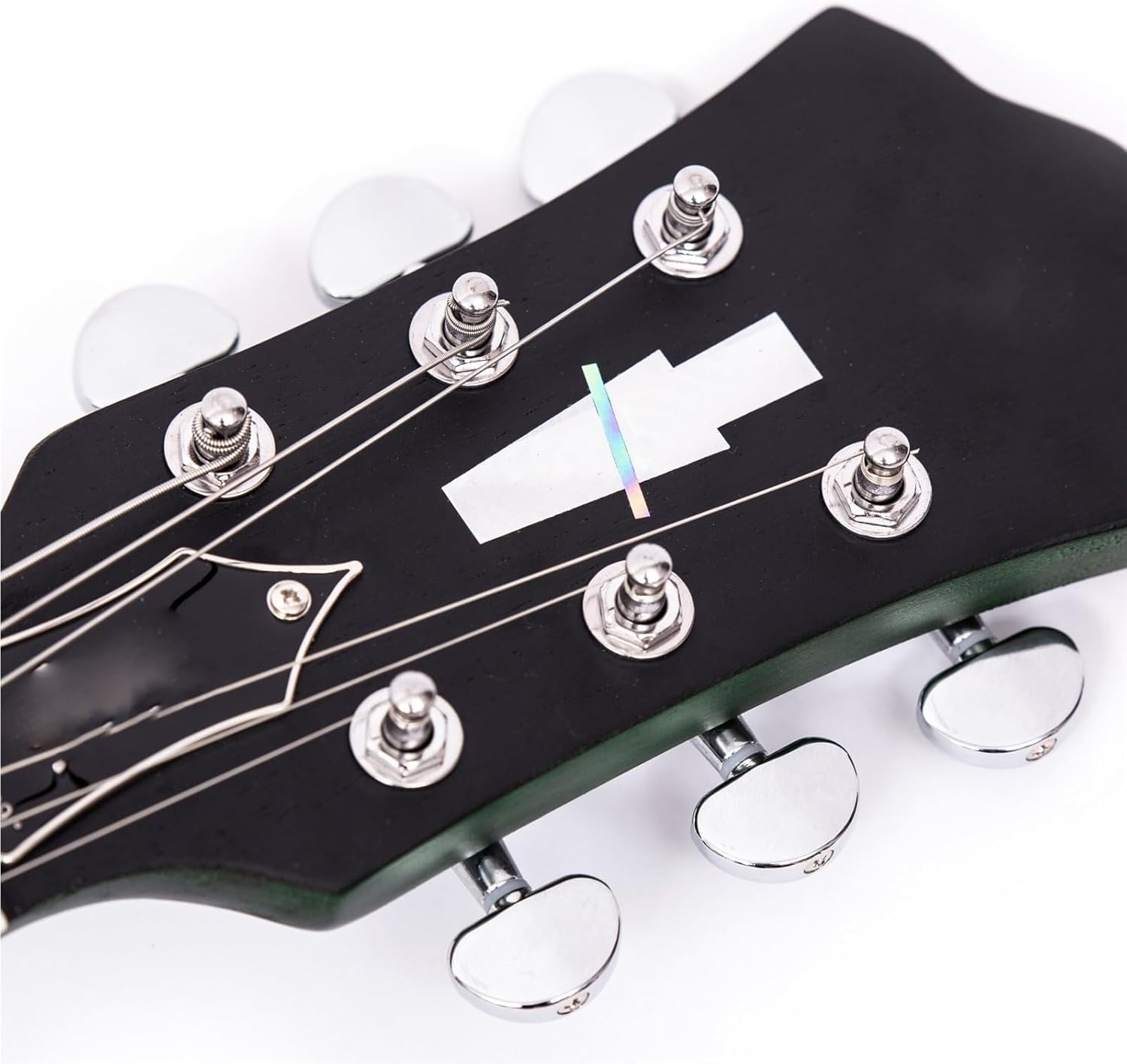 Beginner Electric Guitar Kits 22 Fret Semi Hollow Jazz Electric Guitar(Red)