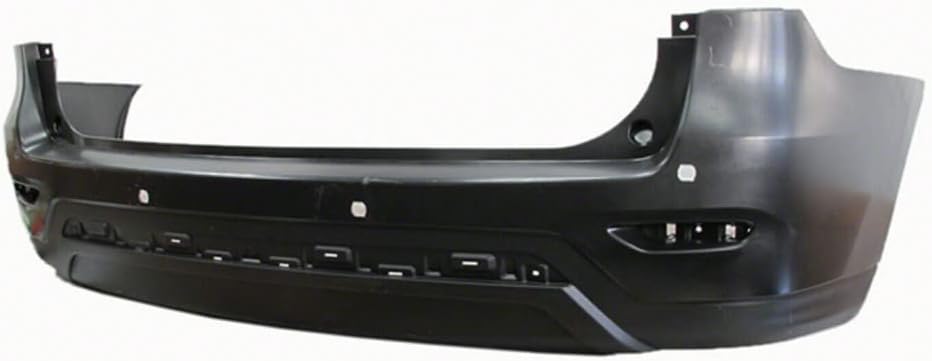 For Nissan Pathfinder 2013 2014 2015 2016 Bumper Cover | Rear | w/Object Sensor | Textured Lower | Prime | CAPA | NI1100290 | 850223KA1H