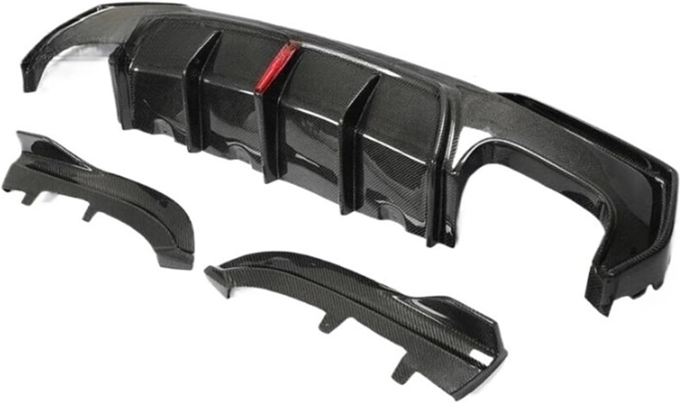 G22 G23 M-Sport Bumper Real Carbon Fiber Car Diffuser Bumper Splitter Apron Cover Trim, Compatible For BMW M440i M-tech 2020-2022