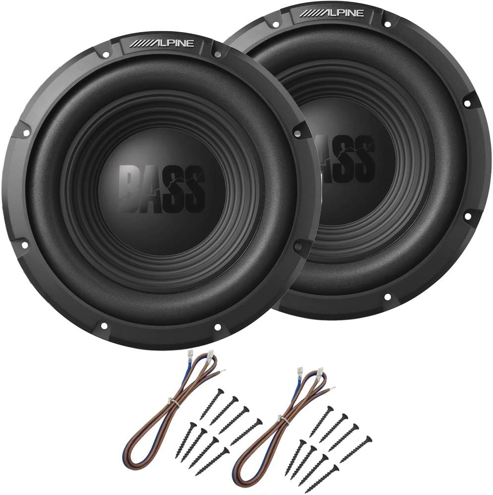 Alpine W12S4 Car Audio Bassline Single 4 Ohm 500 Watt 12