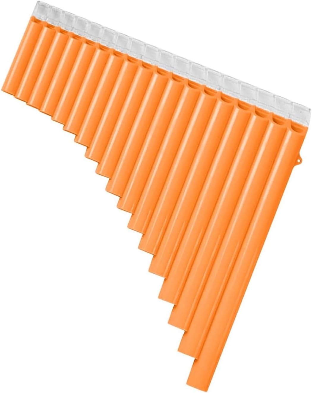 Orange 18-Pipe Pan Flute Panpipes Chinese Traditional Woodwind Instrument With Carry Bag Musical Instruments