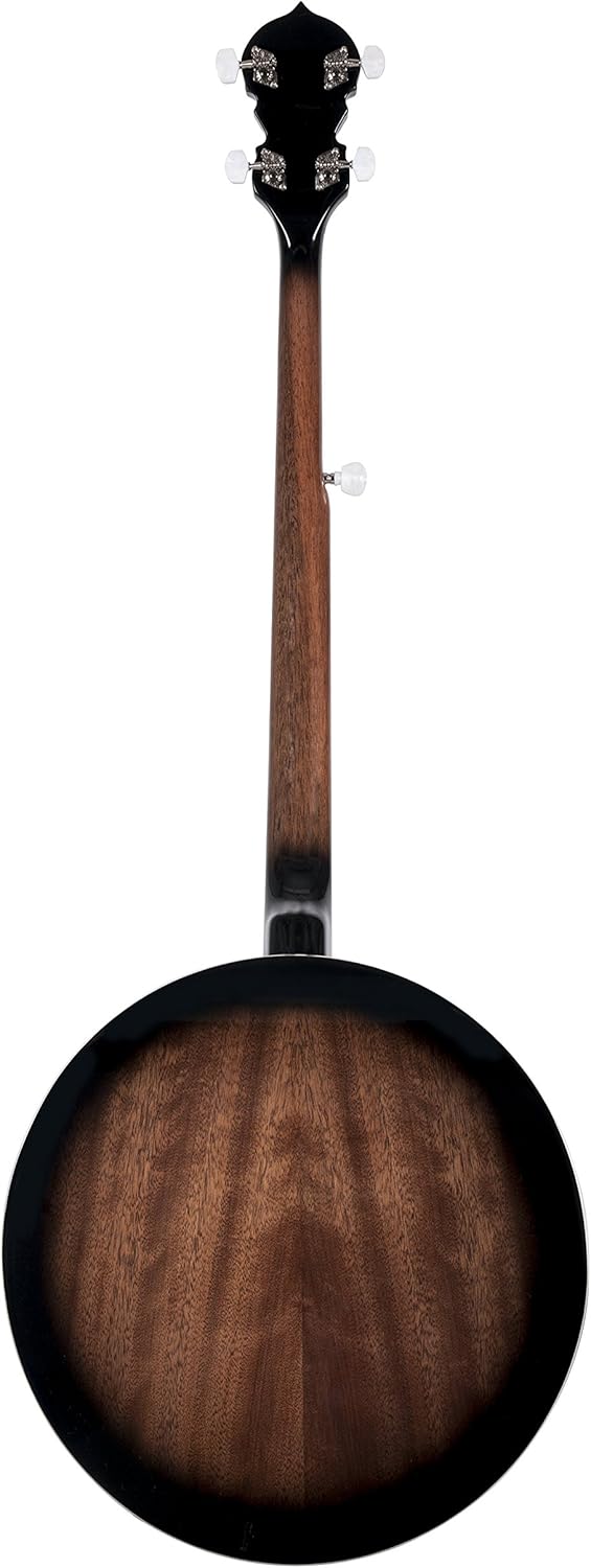 Westwood 5-String Resonator Banjo Bundle: Quality Instrument with Gig Bag, Strap, Picks | Chrome Steel Rim, Laminate Mahogany Back