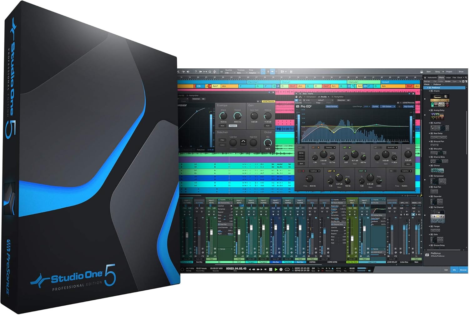 PreSonus Studio One 5 Professional Upgrade from Artist Physical Download Card Version (S15 Art UPG