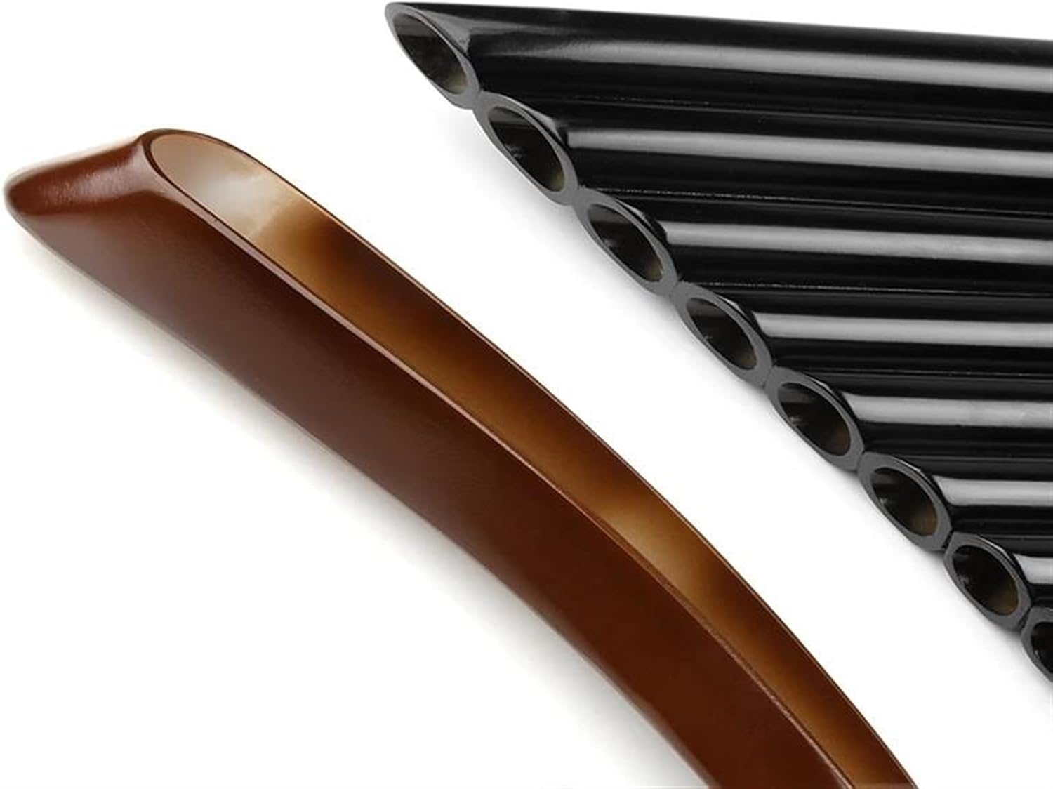 G Key Handmade Panpipes Chinese Traditional Woodwind Musical Instrument Bamboo Pan Pipes Flute (Color : LEFT HAND)